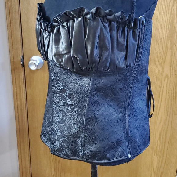 Charmian NWT bodice full lace back strapless brocade steampunk - Picture 1 of 9